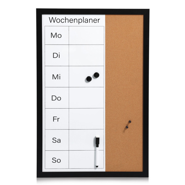 Planner tygodniowy, tablica korkowa 40 x 60 cm, ZELLER 958752