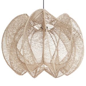 Pleciona lampa wisząca naturalna boho 305792