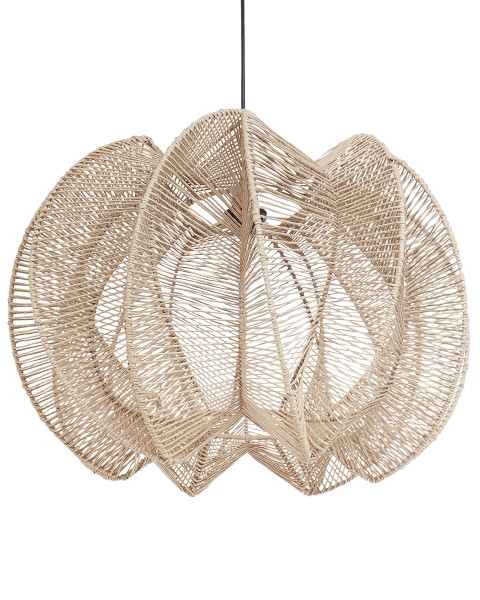 Pleciona lampa wisząca naturalna boho 305792
