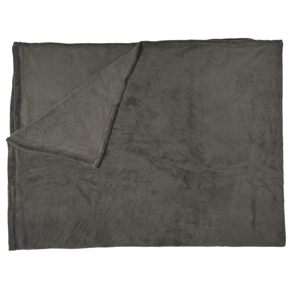PLED 150x200 cm Molleton szary Z POLIESTRU 594149