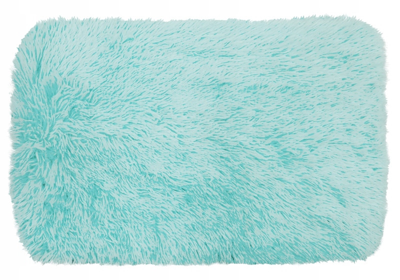 Pluszowy miękki puszysty antypoślizgowy dywan shaggy Comfit 50x75 mięta 925846