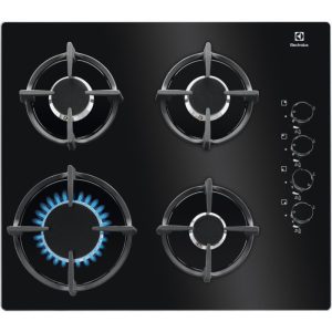 Płyta gazowa ELECTROLUX EGG6407K 59 cm czarne szkło 1szt. 1001124 Płyta gazowa ELECTROLUX EGG6407K 59 cm czarne szkło 1szt. 1001124