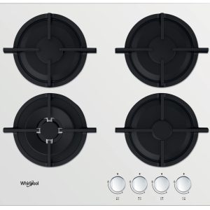 Płyta gazowa WHIRLPOOL AKT625WH 59 cm białe szkło 1031765 Płyta gazowa WHIRLPOOL AKT625WH 59 cm białe szkło 1031765