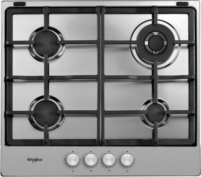 Płyta gazowa WHIRLPOOL TGML661IX 58 cm Inox stal 1031766