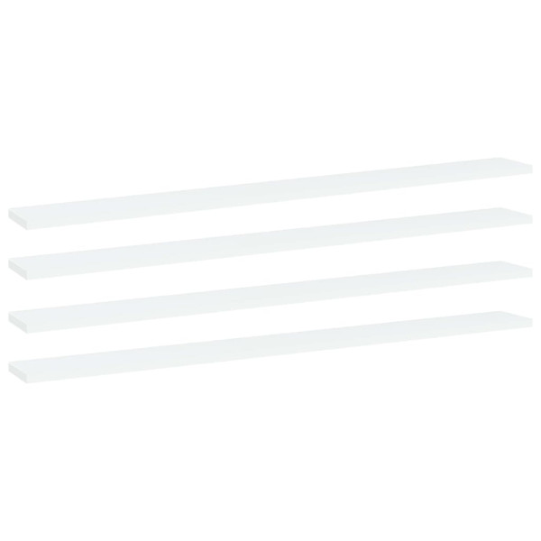 Płyta na półki Biały 100 x 10 x 1.5 cm Materiał drewnopochodny vidaXL 127732