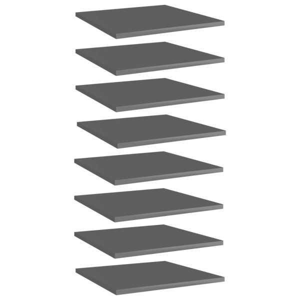 Płyta na półki Szary 40 x 40 x 1.5 cm Materiał drewnopochodny vidaXL 127724