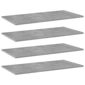 Płyta na półki Szary 80 x 40 x 1.5 cm Materiał drewnopochodny vidaXL 127716 Płyta na półki Szary 80 x 40 x 1.5 cm Materiał drewnopochodny vidaXL 127716