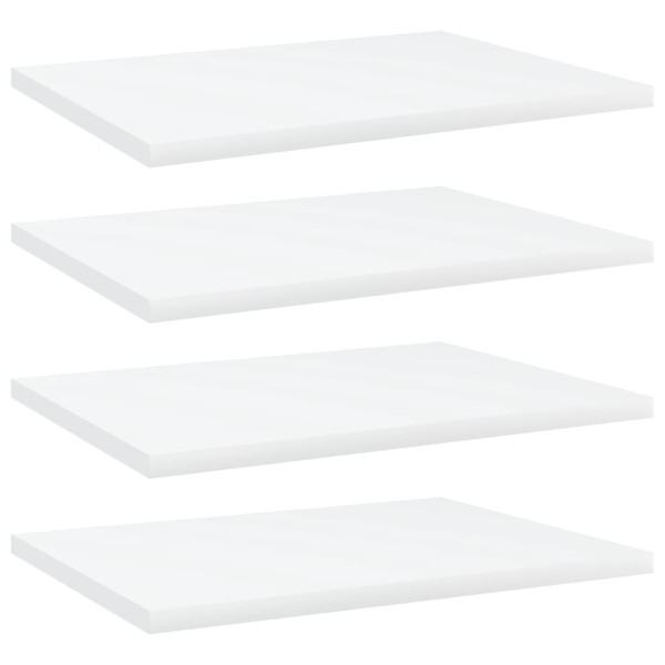 Płyta na półki White 40 x 30 x 1.5 cm Materiał drewnopochodny vidaXL 127693