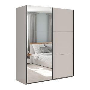 Szafa przesuwna Tetrix 153 cm z lustrem kaszmir 823887 Szafa przesuwna Tetrix 153 cm z lustrem kaszmir 823887