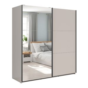 Szafa przesuwna Tetrix 183 cm z lustrem kaszmir 823890 Szafa przesuwna Tetrix 183 cm z lustrem kaszmir 823890