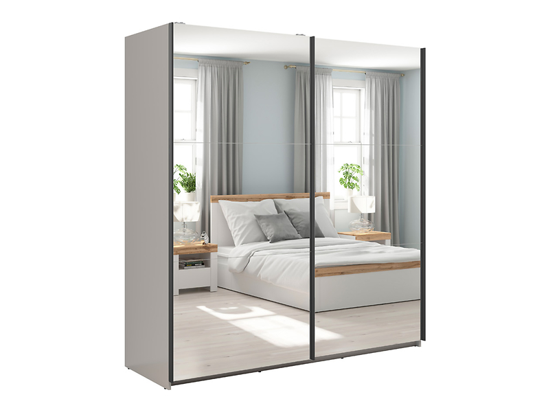 Szafa przesuwna Tetrix 183 cm z lustrem kaszmir 823889