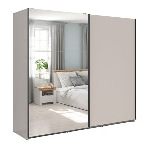 Szafa przesuwna Tetrix 220 cm z lustrem kaszmir 823893 Szafa przesuwna Tetrix 220 cm z lustrem kaszmir 823893