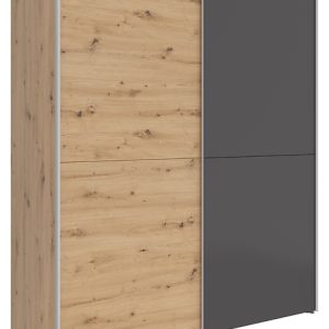 Szafa przesuwna Time 2 170 cm dąb artisan/grafit 764397 Szafa przesuwna Time 2 170 cm dąb artisan/grafit 764397