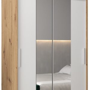 Szafa przesuwna Tokyo 1 120 artisan + biały z nadstawką 82429