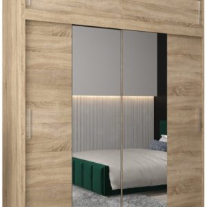 Szafa przesuwna Tokyo 1 200 sonoma + sonoma z nadstawką 82120