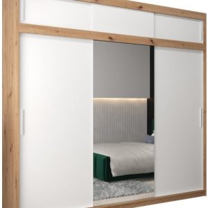 Szafa przesuwna Tokyo 1 250 artisan + biały z nadstawką 82453 Szafa przesuwna Tokyo 1 250 artisan + biały z nadstawką 82453