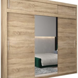 Szafa przesuwna Tokyo 1 250 sonoma + sonoma z nadstawką 82399 Szafa przesuwna Tokyo 1 250 sonoma + sonoma z nadstawką 82399