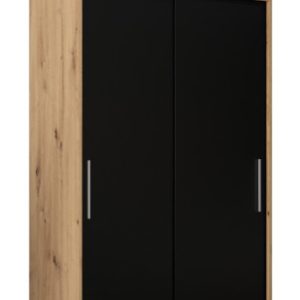 Szafa przesuwna Tokyo 100 artisan + czarny z nadstawką 85533 Szafa przesuwna Tokyo 100 artisan + czarny z nadstawką 85533