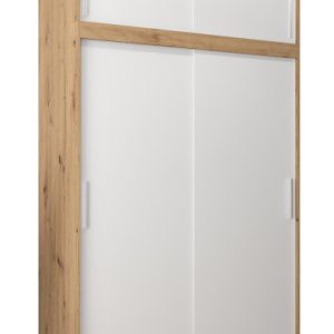 Szafa przesuwna Tokyo 150 artisan + biały z nadstawką 90596 Szafa przesuwna Tokyo 150 artisan + biały z nadstawką 90596
