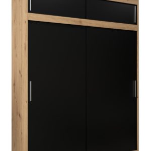 Szafa przesuwna Tokyo 180 artisan + czarny z nadstawką 90714