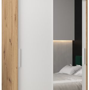 Szafa przesuwna Tokyo 2 120 artisan + biały z nadstawką 82478 Szafa przesuwna Tokyo 2 120 artisan + biały z nadstawką 82478