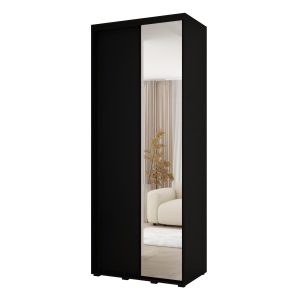 Szafa przesuwna VADO 3 45 x 110 cm, czarny /czarny/czarny 841166 Szafa przesuwna VADO 3 45 x 110 cm, czarny /czarny/czarny 841166