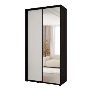 Szafa przesuwna VADO 3 45 x 140 cm, czarny /biały/czarny 851379 Szafa przesuwna VADO 3 45 x 140 cm, czarny /biały/czarny 851379