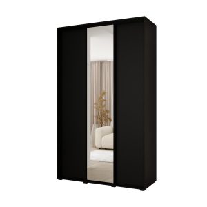 Szafa przesuwna VADO 3 45 x 150 cm, czarny /czarny/czarny 851364 Szafa przesuwna VADO 3 45 x 150 cm, czarny /czarny/czarny 851364