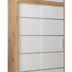 Szafa przesuwna Verona 1 120 artisan + biały z nadstawką 97347