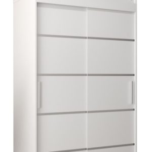 Szafa przesuwna Verona 1 120 biały + biały z nadstawką 97449
