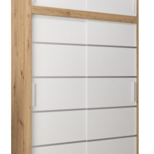 Szafa przesuwna Verona 1 150 artisan + biały z nadstawką 97287