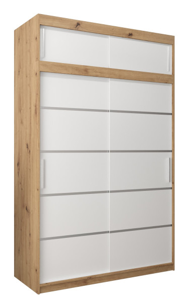 Szafa przesuwna Verona 1 150 artisan + biały z nadstawką 97287