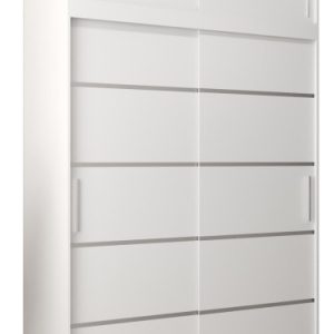 Szafa przesuwna Verona 1 150 biały + biały z nadstawką 97283