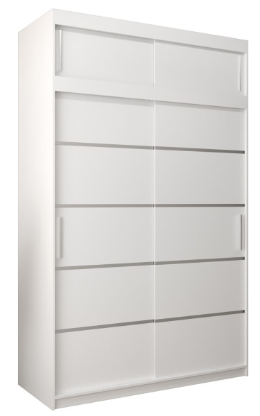 Szafa przesuwna Verona 1 150 biały + biały z nadstawką 97283