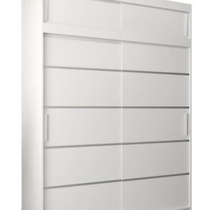 Szafa przesuwna Verona 1 180 biały + biały z nadstawką 97170 Szafa przesuwna Verona 1 180 biały + biały z nadstawką 97170