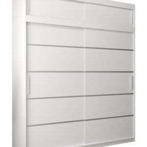 Szafa przesuwna Verona 1 200 biały + biały z nadstawką 96965