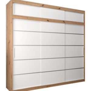 Szafa przesuwna Verona 1 250 artisan + biały z nadstawką 96993