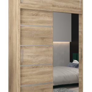 Szafa przesuwna Verona 2 150 sonoma + sonoma z nadstawką 97232 Szafa przesuwna Verona 2 150 sonoma + sonoma z nadstawką 97232