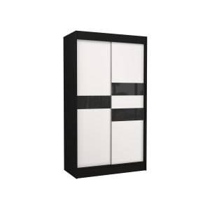 Szafa przesuwna z lacobelem BATIA 120 Black 1018663 Szafa przesuwna z lacobelem BATIA 120 Black 1018663