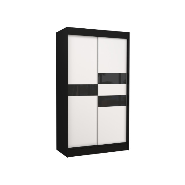 Szafa przesuwna z lacobelem BATIA 120 Black 1018663