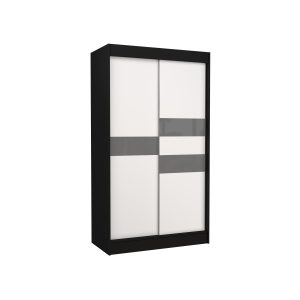 Szafa przesuwna z lacobelem BATIA 120 Black 1018620 Szafa przesuwna z lacobelem BATIA 120 Black 1018620