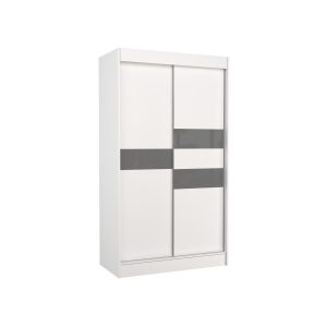 Szafa przesuwna z lacobelem BATIA 120 White 1018690 Szafa przesuwna z lacobelem BATIA 120 White 1018690
