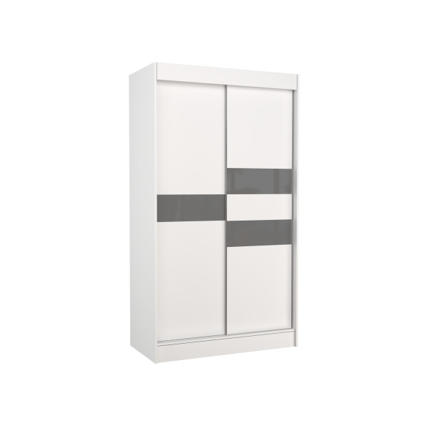 Szafa przesuwna z lacobelem BATIA 120 White 1018690