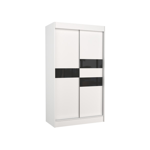 Szafa przesuwna z lacobelem BATIA 120 White 1018602