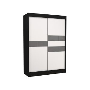 Szafa przesuwna z lacobelem BATIA 150 Black 1018610 Szafa przesuwna z lacobelem BATIA 150 Black 1018610