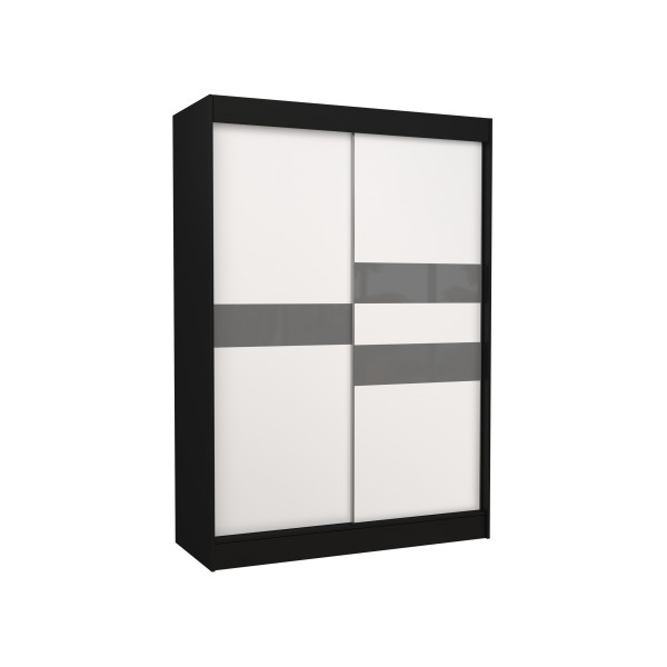 Szafa przesuwna z lacobelem BATIA 150 Black 1018610