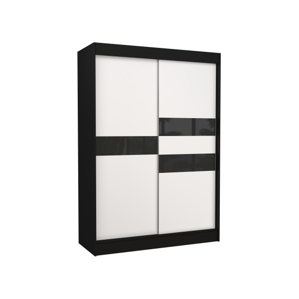 Szafa przesuwna z lacobelem BATIA 150 Black 1018603
