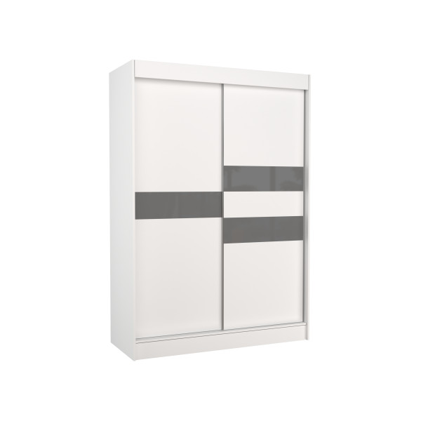Szafa przesuwna z lacobelem BATIA 150 White 1018609