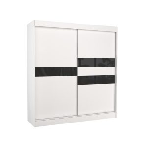Szafa przesuwna z lacobelem BATIA 200 White 1018614