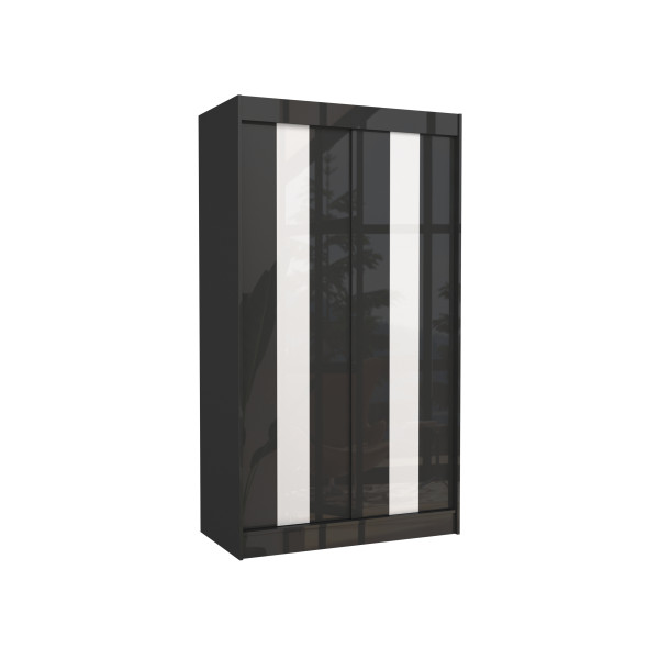 Szafa przesuwna z lacobelem KAREN 120 Black 1018688